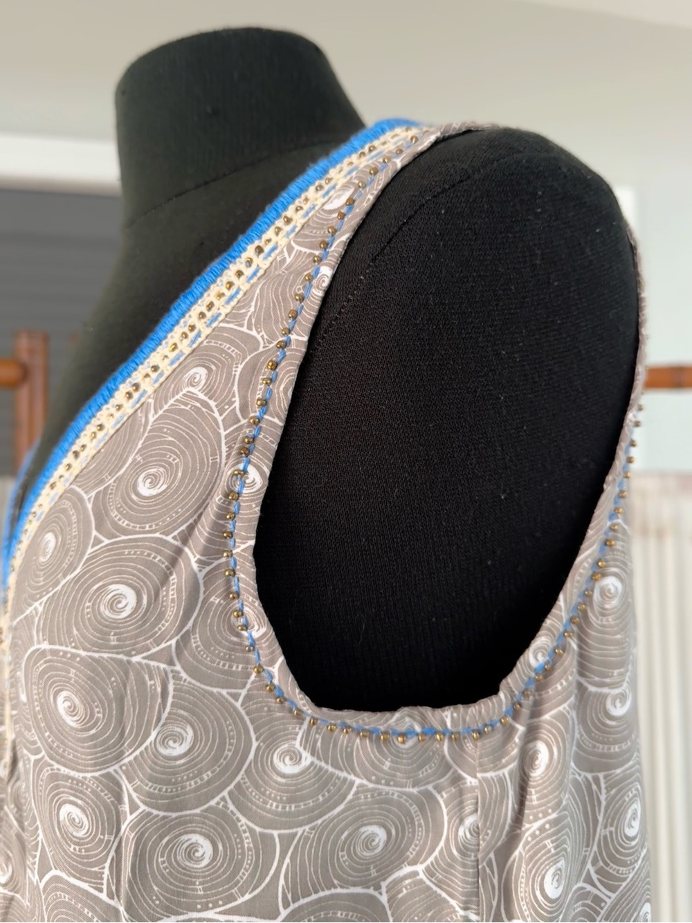 Skemo Boho Beaded Shift Dress - Picture 9 of 12
